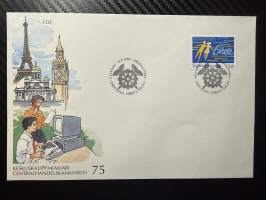 8.2.1993 FDC -kirje / ensipäivänkuori