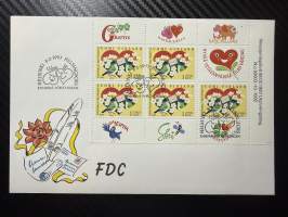 8.2.1993 FDC -kirje / ensipäivänkuori