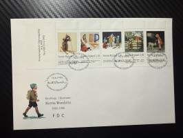 14.6.1993 FDC -kirje / ensipäivänkuori Martta Wendelin