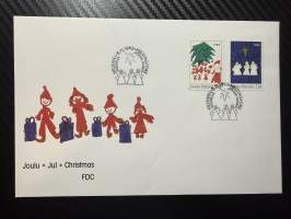 5.11.1993 FDC -kirje / ensipäivänkuori joulu