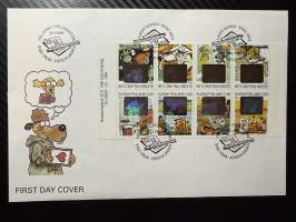 30.1.1995 FDC -kirje / ensipäivänkuori Mauri Kunnas