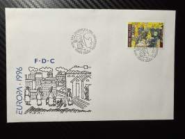 8.3.1996 FDC -kirje / ensipäivänkuori