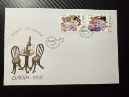 27.3.1998 FDC -kirje / ensipäivänkuori