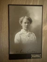 Valokuvaamo Atelier Apollo, Helsinki -visiittikorttivalokuva / visitcard photo - cdv