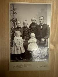 Valokuvaamo G. H. Andersson, Heinola -visiittikorttivalokuva / visitcard photo - cdv