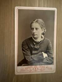 Valokuvaamo Frän Aunes, Turku -visiittikorttivalokuva / visitcard photo - cdv