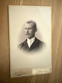 Valokuvaamo Niels Rasmussen, Tampere -visiittikorttivalokuva / visitcard photo - cdv