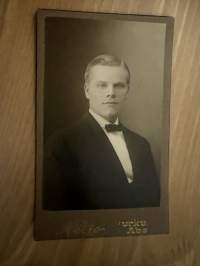 Valokuvaamo Helio, Turku -visiittikorttivalokuva / visitcard photo - cdv