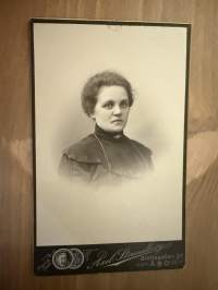 Valokuvaamo Axel Strandberg, Turku -visiittikorttivalokuva / visitcard photo - cdv