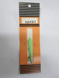 Naksu -pilkki, väri vihreä, käyttämätön, alkuperäispakkauksessaan