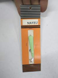 Naksu -pilkki, väri vihreä, käyttämätön, alkuperäispakkauksessaan