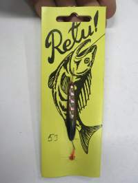 Retu, värisävy musta-kulta -pilkki, käyttämätön, alkuperäispakkauksessaan