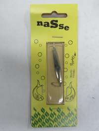 Nasse-pilkki, hopea, käyttämätön, alkuperäispakkauksessaan