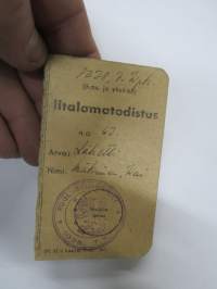 Lomatodistus 1038/7 kpk Iltalomatodistus nr 63 lähetti Kai Mäkinen, oikeutetaan liikkumaan H:gin varuskunta-alueella kaikkina vuorokauden aikoina, kotimajoitus