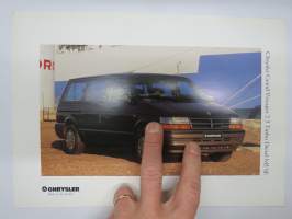 Chrysler Grand Voyager 2.5 Turbo Diesel M5 SE 1995 -myyntiesite
