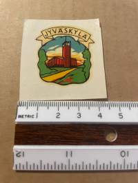 Jyväskylä -siirtokuva / vesisiirtokuva / dekaali -1960-luvun matkamuisto