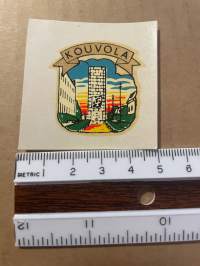 Kouvola -siirtokuva / vesisiirtokuva / dekaali -1960-luvun matkamuisto