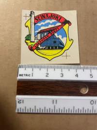 Seinäjoki -siirtokuva / vesisiirtokuva / dekaali -1960-luvun matkamuisto