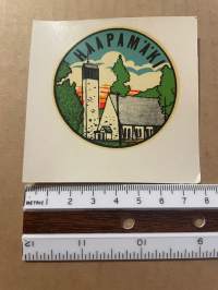 Haapamäki -siirtokuva / vesisiirtokuva / dekaali -1960-luvun matkamuisto