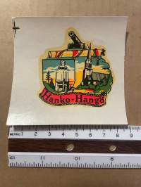 Hanko / Hangö -siirtokuva / vesisiirtokuva / dekaali -1960-luvun matkamuisto