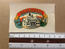 Haparanda -siirtokuva / vesisiirtokuva / dekaali -1960-luvun matkamuisto