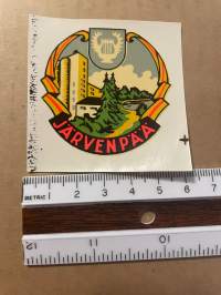 Järvenpää -siirtokuva / vesisiirtokuva / dekaali -1960-luvun matkamuisto