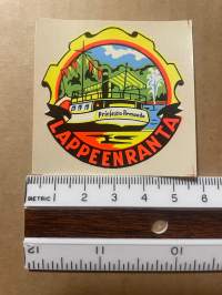 Lappeenranta -siirtokuva / vesisiirtokuva / dekaali -1960-luvun matkamuisto