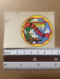 Raahe -siirtokuva / vesisiirtokuva / dekaali -1960-luvun matkamuisto