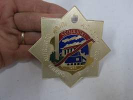 Yleinen Autoliitto - Suomi Touring Club - Tähtiajo, Seinäjoki 1966 -osanottajamerkki (ei keulamerkki), valmistaja Veljekset Sundqvist