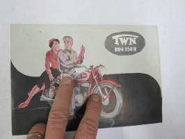 TWN BDG 250 H moottoripyörä -myyntiesite, saksankielinen