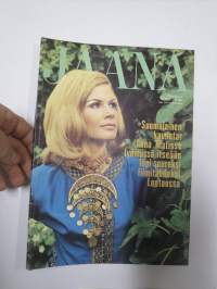Jaana 1971 nr 7; Anna Matisse, Mikä on Monacon ruhtinasparin onnen salaisuus?, Anja-Louise Hansen - prinsessasatu muuttui painajaiseksi - perijättärestä alkoholisti