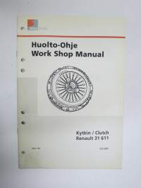 Sisu kuorma-autot - Huolto-ohje - Kytkin Renault 31 611 -korjaamokirjasarjan osa