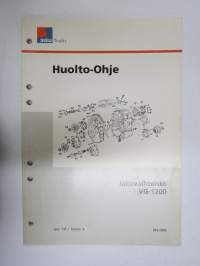 Sisu kuorma-autot - Huolto-ohje - Jakovaihteisto VG-1200 -korjaamokirjasarjan osa
