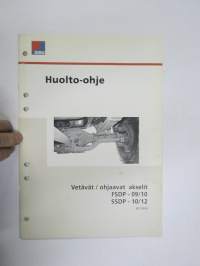 Sisu kuorma-autot - Huolto-ohje - Vetävät / ohjaavat akselit FSDP - 09/10, SSDP - 10/12 -korjaamokirjasarjan osa