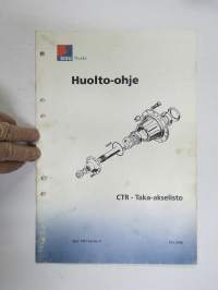 Sisu kuorma-autot - Huolto-ohje - CTR Taka-akselisto -korjaamokirjasarjan osa