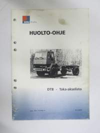 Sisu kuorma-autot - Huolto-ohje - DTP taka-akselisto -korjaamokirjasarjan osa