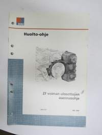 Sisu kuorma-autot - Huolto-ohje - ZF voiman ulosottojen  asennusohje -korjaamokirjasarjan osa