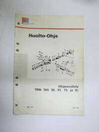 Sisu kuorma-autot - Huolto-ohje - Ohjausvaihde TRW TAS 30, 55, 75, 85 -korjaamokirjasarjan osa