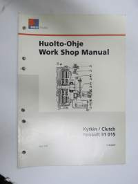 Sisu kuorma-autot - Huolto-ohje - Kytkin Renault 31 015 -korjaamokirjasarjan osa