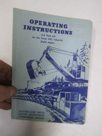 Penta VDC Industrial Diesel Engine - Operating Instructions and Parts List -käyttöohje ja varaosaluettelo