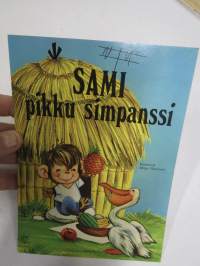 Sami - pikku simpanssi, lastenkirja - Kirja-Lito Vekkulikirjat-sarjaa