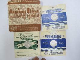 View-Master Cowboy Stars 950 Gene Autry, 955 Hopalong Cassidy, 960 Cisco Kid sarja -reel / kuvakiekko