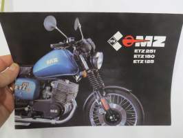MZ ETZ 251, ETZ 150, ETZ 125 moottoripyörä -myyntiesite