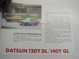 Datsun 120Y DL / 140Y GL -myyntiesite