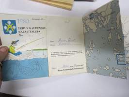 Turun kaupungin kalastuslupa nr 714 / 1980