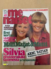 Me Naiset 1979 nr 41, Armi Ratian viimeinen haastattelu, Maija Hapuoja, Näin me asumme - Marjut ja Seppo Mykrä ja Pirkko ja Jukka Silaste