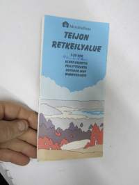 Teijon retekilyalue ulkoilukartta -kartta / matkailuesite