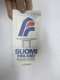 Finnoil Suomi Finland - Maanteiden yleiskartta