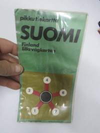 Suomi pikkutiekartta 1969 Finland lilla vägkartan