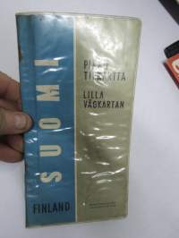 Suomi pikkutiekartta 1964 Finland lilla vägkartan